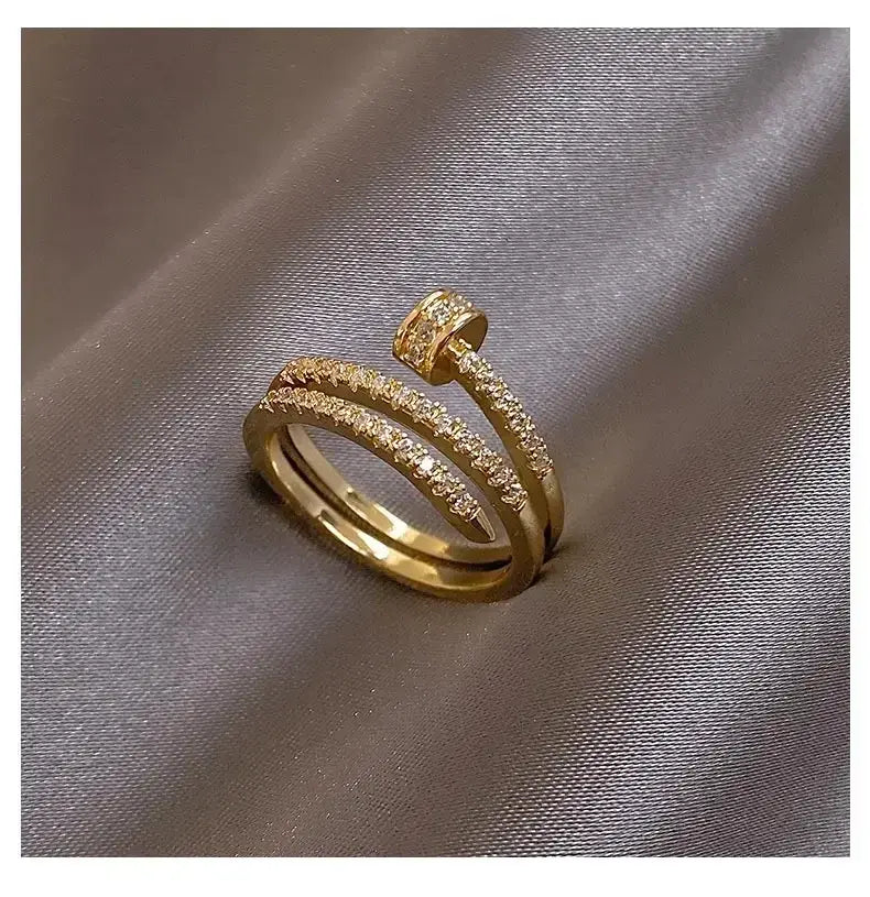 Nail Inspired Dress Ring